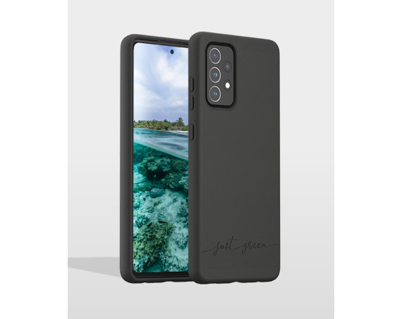Samsung Galaxy A52 5G / A52s Biodegradable Case Black Just Green