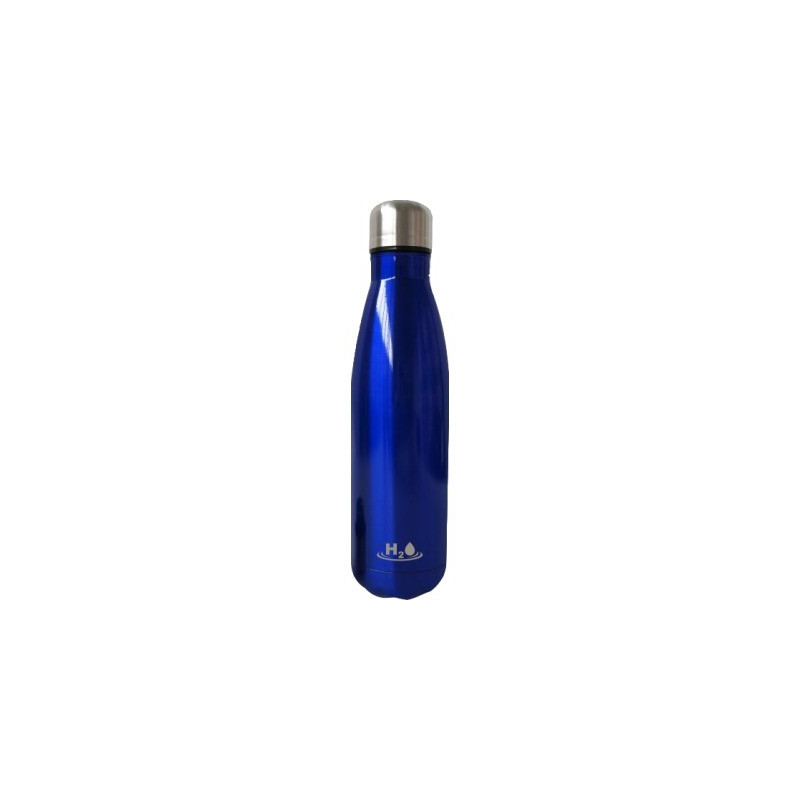 Bouteille isotherme Inoxydable H2O 750 ml Bleu Puro