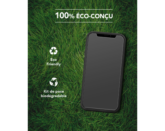 Protège écran Plat iPhone XR / 11 Eco-conçu avec kit de pose