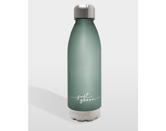 100% Recyclable Insulated Bottle 750 ml Green Just Green