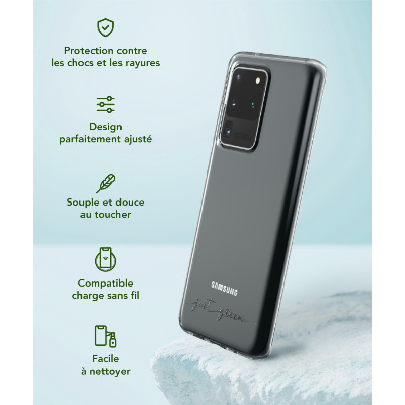 Coque Samsung G S20 Ultra Infinia Transparente - 100 % Recyclable