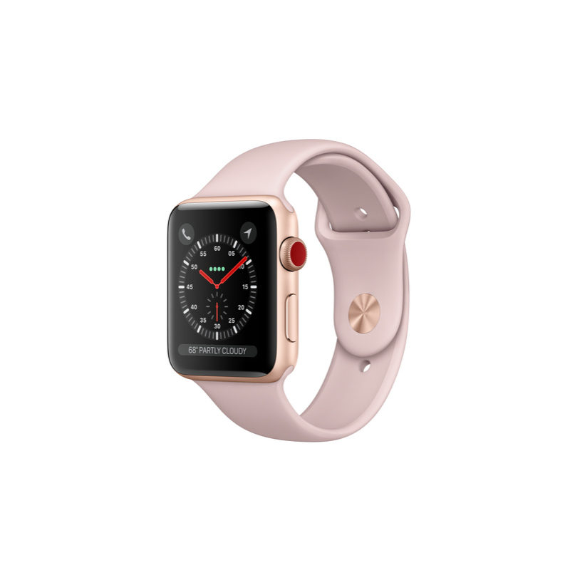 Apple Watch Series 3 reconditionnée 42 mm - Gold Pink- Renewd