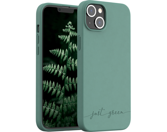 Coque iPhone 14 Plus Natura Night Green - Eco-conçue Just Green