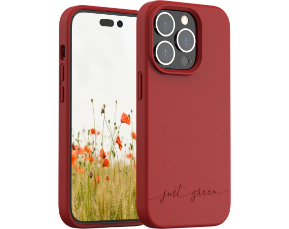 Coque iPhone 14 Pro Natura Rouge - Eco-conçue Just Green