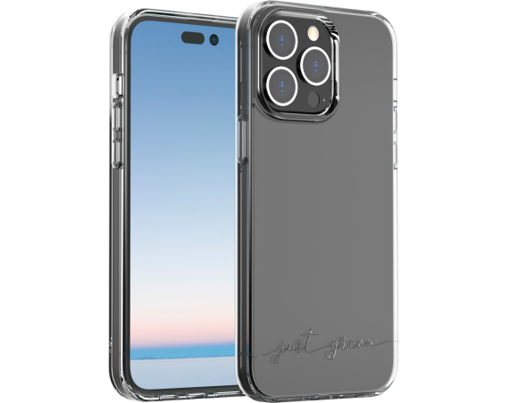 Coque iPhone 14 Pro Max Infinia Transparente - 100% Plastique recyclé Certifié GRS Just Green