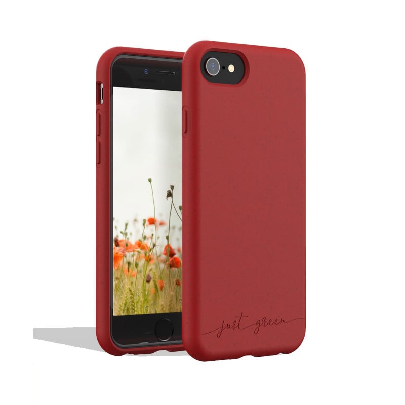 Coque iPhone SE 2022/SE/8/7/6S/6 Natura Rouge - Eco-conçue Just Green
