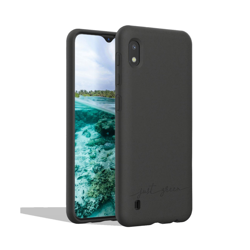 Samsung Galaxy A10 biodegradable black case Just Green