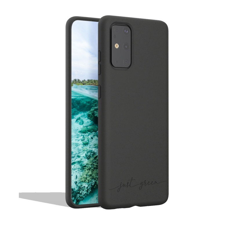 Samsung Galaxy S20+ biodegradable black case Just Green
