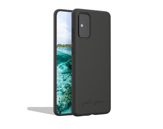Samsung Galaxy S20+ biodegradable black case Just Green