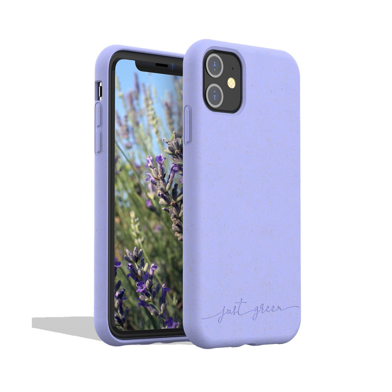 Apple iPhone 11 biodegradable mauve case Just Green