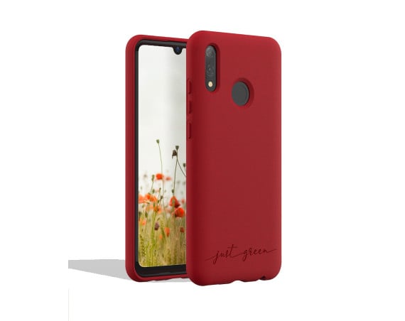 Huawei P Smart 2019 biodegradable red case Just Green