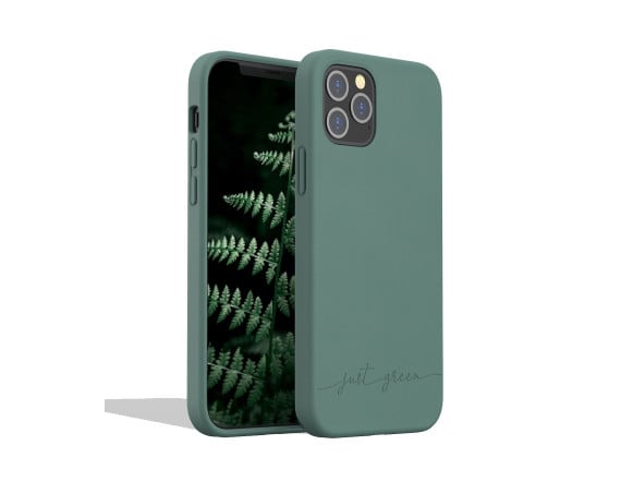 Coque iPhone 12 / 12 Pro Natura Night Green - Eco-conçue Just Green