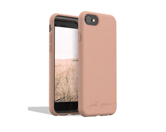 iPhone 6/7/8/SE 2020 biodegradable sand case Just Green
