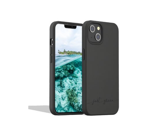 Apple iPhone 13 biodegradable black case Just Green