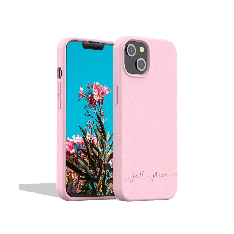 Apple iPhone 13 biodegradable pink case Just Green