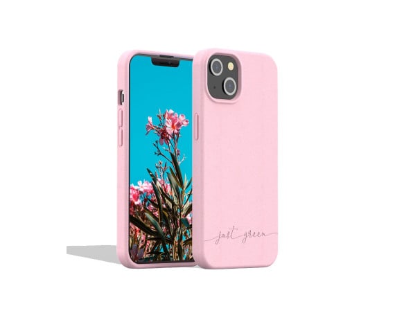 Apple iPhone 13 biodegradable pink case Just Green